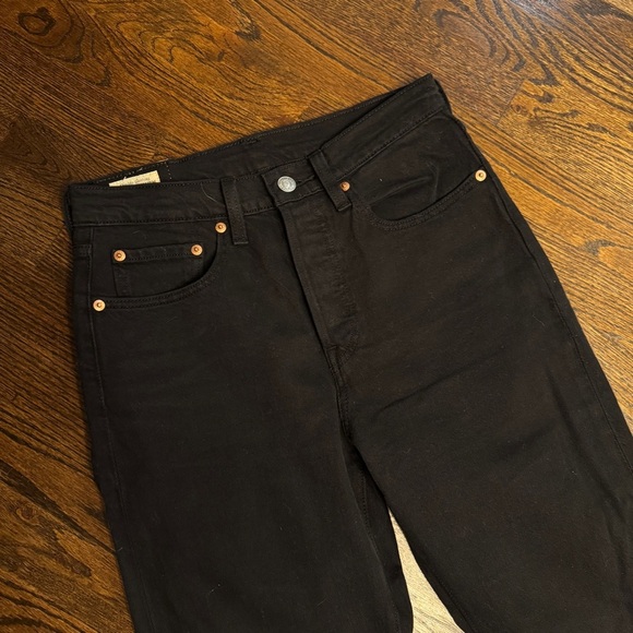 Levi’s 501’s straight leg jeans - Black 26/28 - Picture 2 of 8